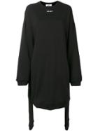 Msgm Oversized Sweater Dress - Black