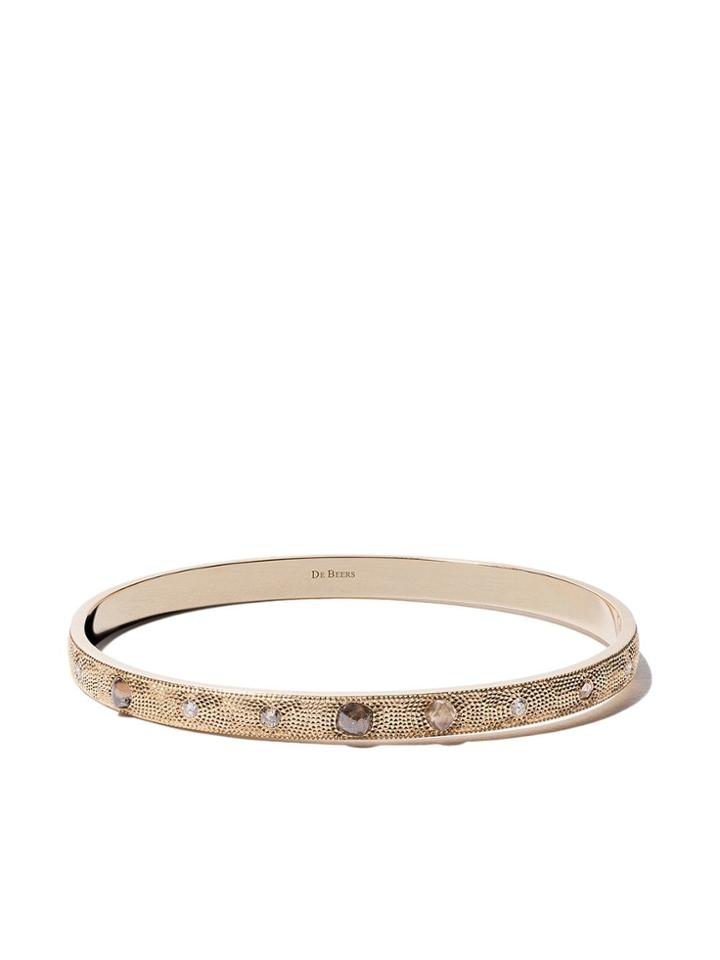 De Beers 18kt Yellow Gold Talisman Diamond Bangle