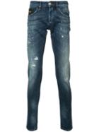 Philipp Plein - Sound Straight Leg Jeans - Men - Cotton/spandex/elastane - 28, Blue, Cotton/spandex/elastane