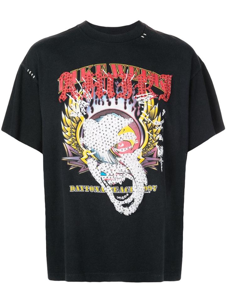 Amiri Studded Print T-shirt - Black