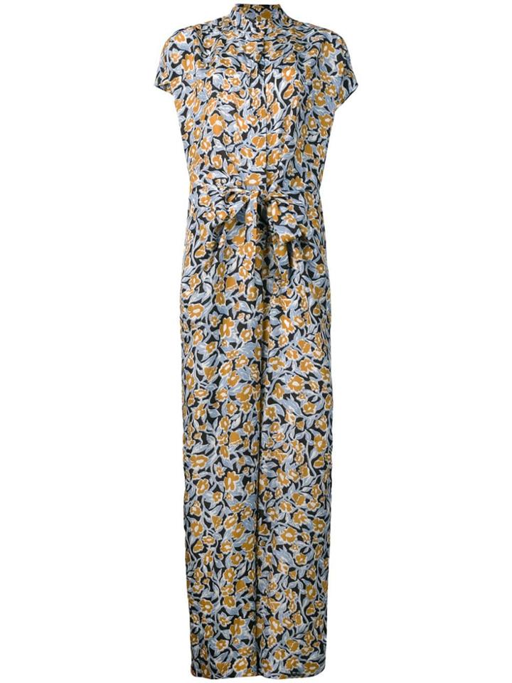 Christian Wijnants Oari Floral Jumpsuit - Blue