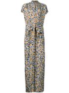 Christian Wijnants Oari Floral Jumpsuit - Blue