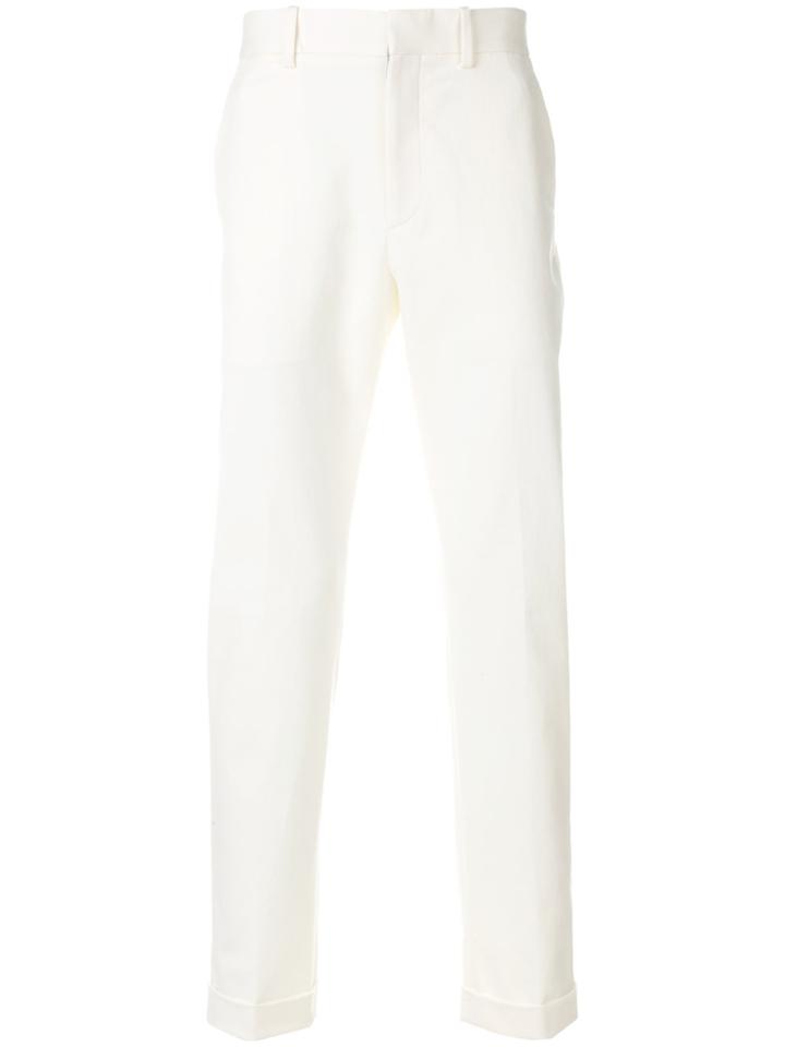Bottega Veneta Cotton-blend Twill Chinos - White