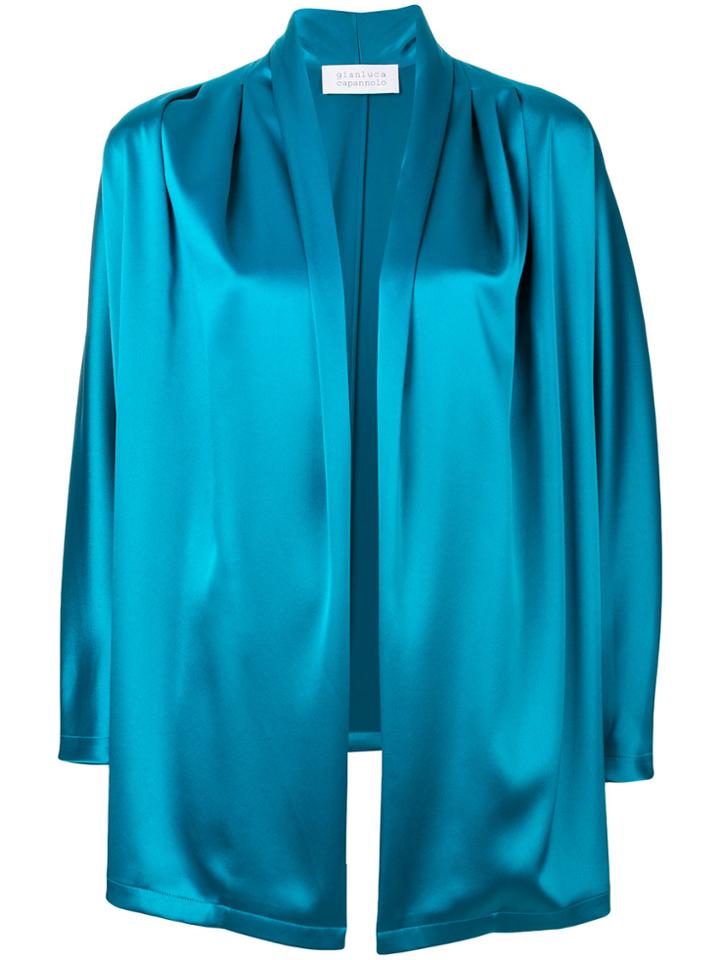 Gianluca Capannolo Open Jacket - Blue
