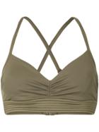 Seafolly Quilted Bralette Bikini Top - Green