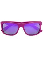 Ray-ban - Justin Sunglasses - Unisex - Rubber - 54, Pink/purple, Rubber