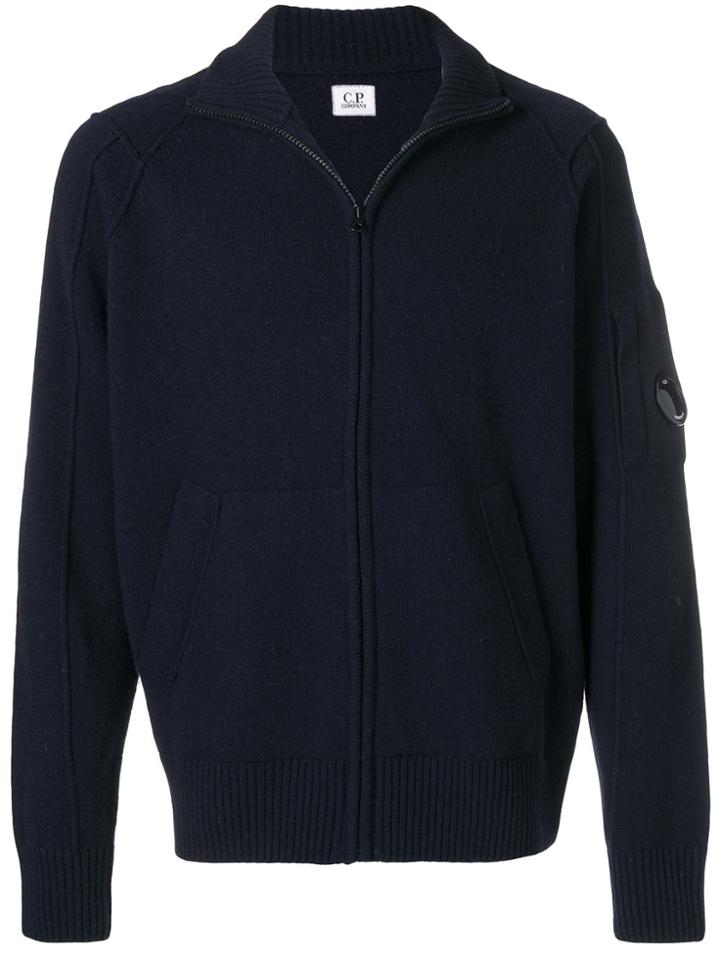 Cp Company Zip Front Top - Blue