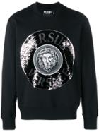 Versus Sequin Logo Sweatshirt - Black