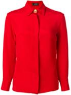 Versace Vintage Gianni Versace Silk Shirt - Red