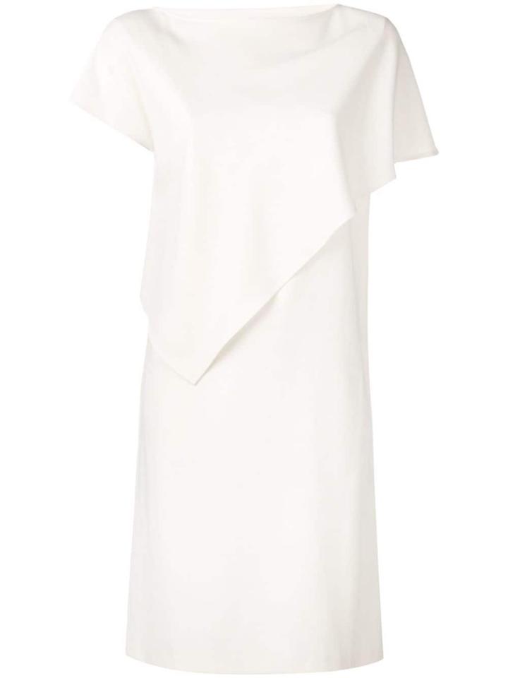 Etro Asymmetric Draped Dress - Neutrals