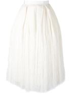 Maison Rabih Kayrouz Tassel Pleated Skirt - Nude & Neutrals