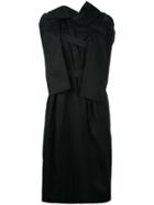 Comme Des Garçons Vintage Twisted Sleeveless Dress - Black