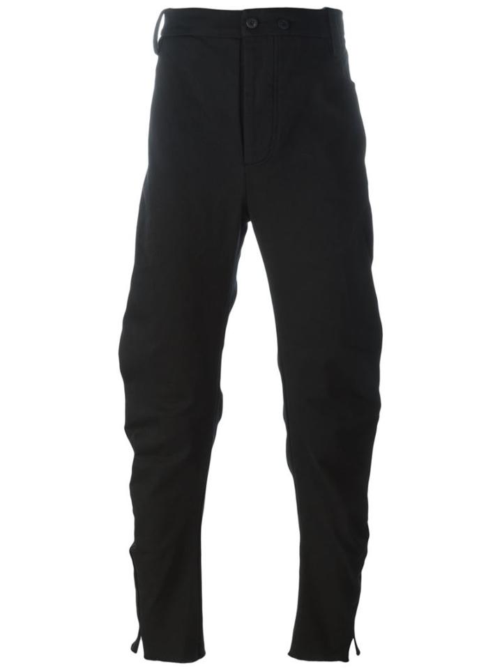 Lost & Found Rooms Five Pocket Slim Trousers, Men's, Size: Large, Black, Cotton/spandex/elastane