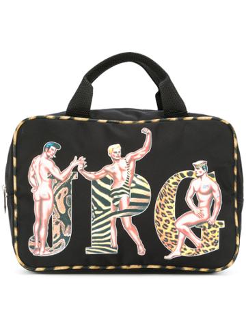 Jean Paul Gaultier Vintage Pin Ups Handbag - Black