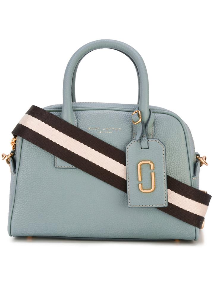 Marc Jacobs Gotham Tote, Women's, Blue, Calf Leather/polyester