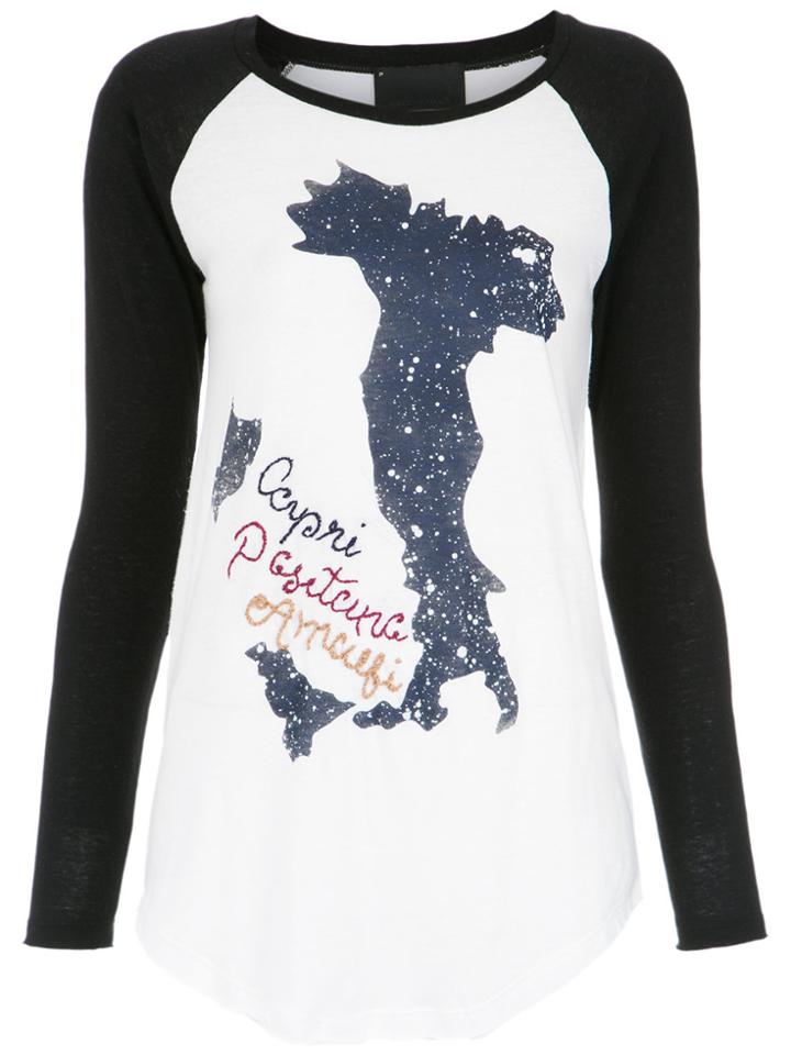 Andrea Bogosian Embroidered Top - Black