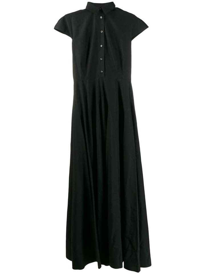 Aspesi Maxi Shirt Dress - Black