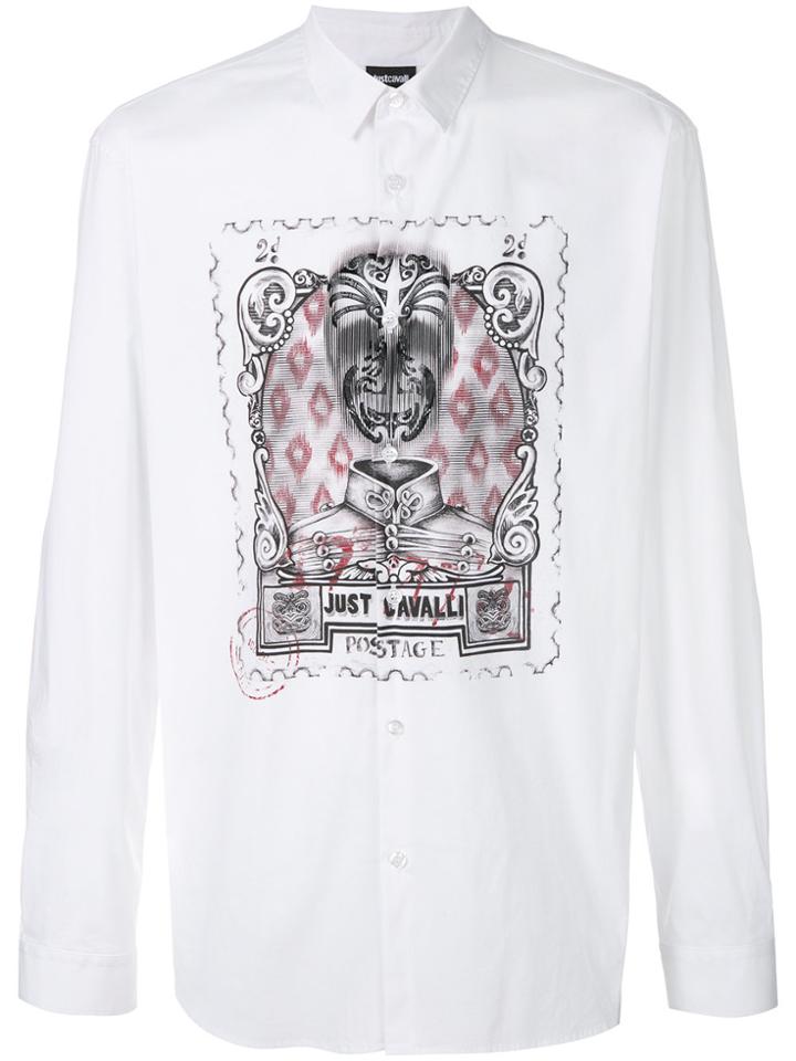Just Cavalli Printed Shirt - White