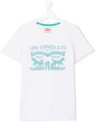 Levi's Kids Teen Printed Logo T-shirt - White