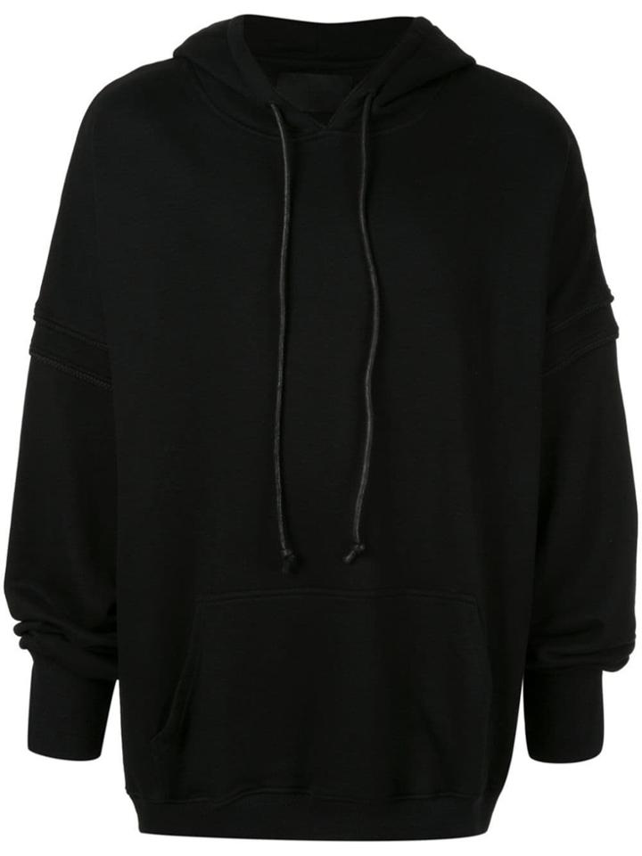 Joe Chia Oversized Black Hoodie