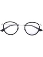 Kiton 'giove' Frame, Black, Acetate/titanium