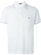 Etro Short Sleeve Polo Shirt, Men's, Size: Xxl, White, Cotton
