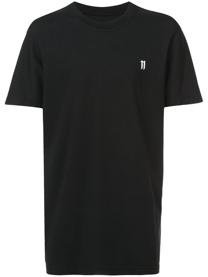 11 By Boris Bidjan Saberi Logo Detail T-shirt - Black