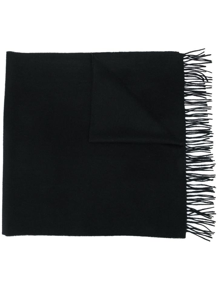 Boss Hugo Boss Textured Knit Scarf - Black