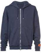 Heron Preston Zipped Hoodie - Blue