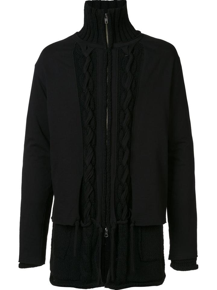 Yohji Yamamoto Layered Zip Cardigan