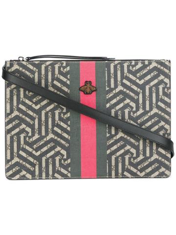 Gucci Caleido Gg Supreme Messenger Bag, Women's, Black, Canvas/leather