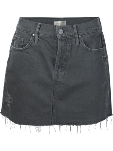 Mother Mini Denim Skirt