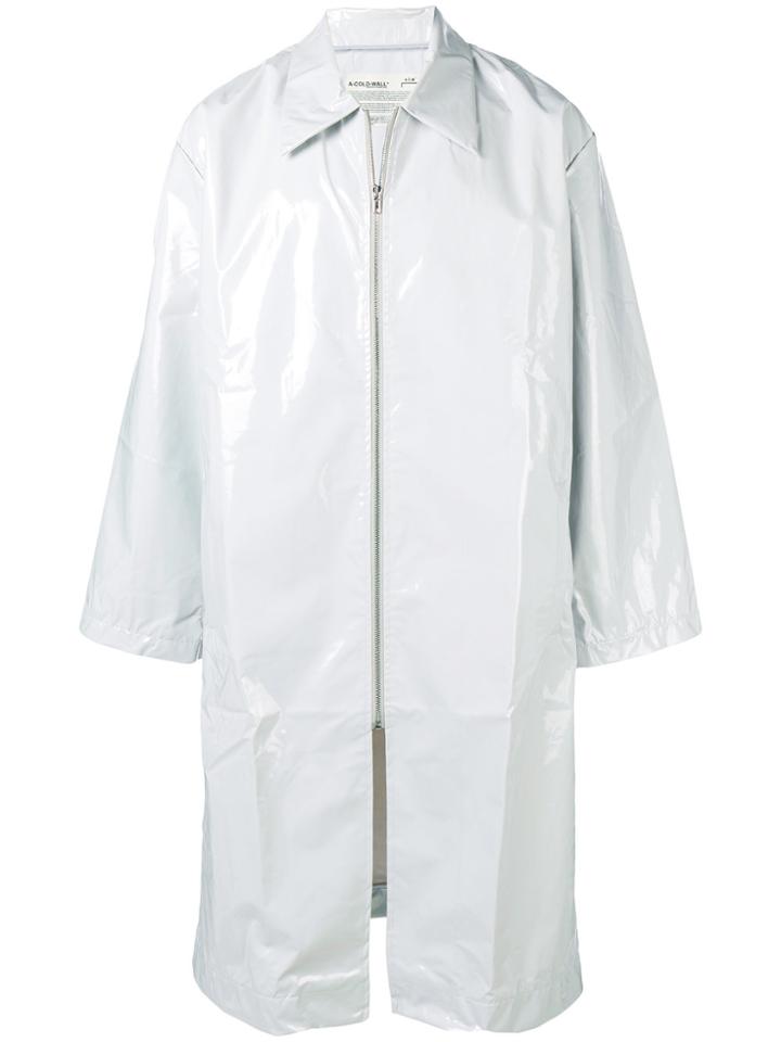 A-cold-wall* Boxy Single-breasted Coat - Grey