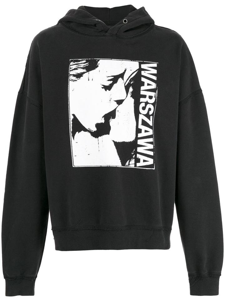 Misbhv Warszawa Hoodie, Men's, Size: Large, Black, Cotton/polyimide