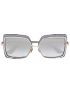 Dita Eyewear - Narcissus Square Frame Sunglasses - Women - Acetate/metal (other) - 58, Grey, Acetate/metal (other)