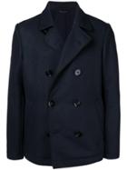 Dondup Double-breasted Fitted Coat - Blue