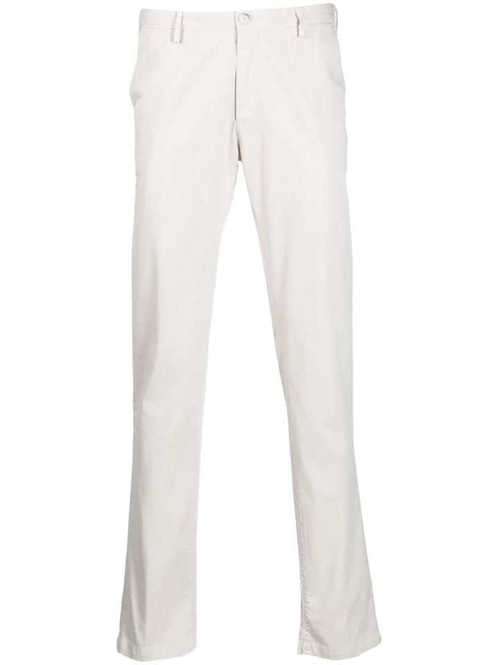 Boss Hugo Boss Straight Leg Chinos - White