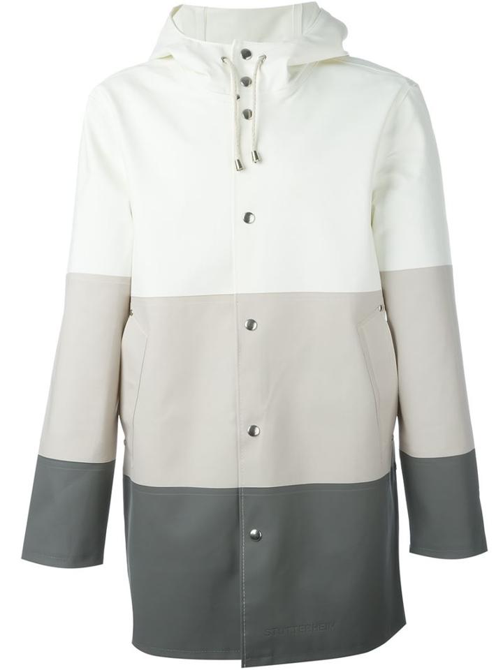 Stutterheim Colour Block Hooded Coat