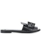 No21 Buckle Slide Sandals - Black