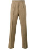 Valentino Straight-leg Trousers, Men's, Size: 48, Brown, Mohair/virgin Wool/cotton