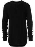 Yohji Yamamoto Crew Neck Jumper - Black