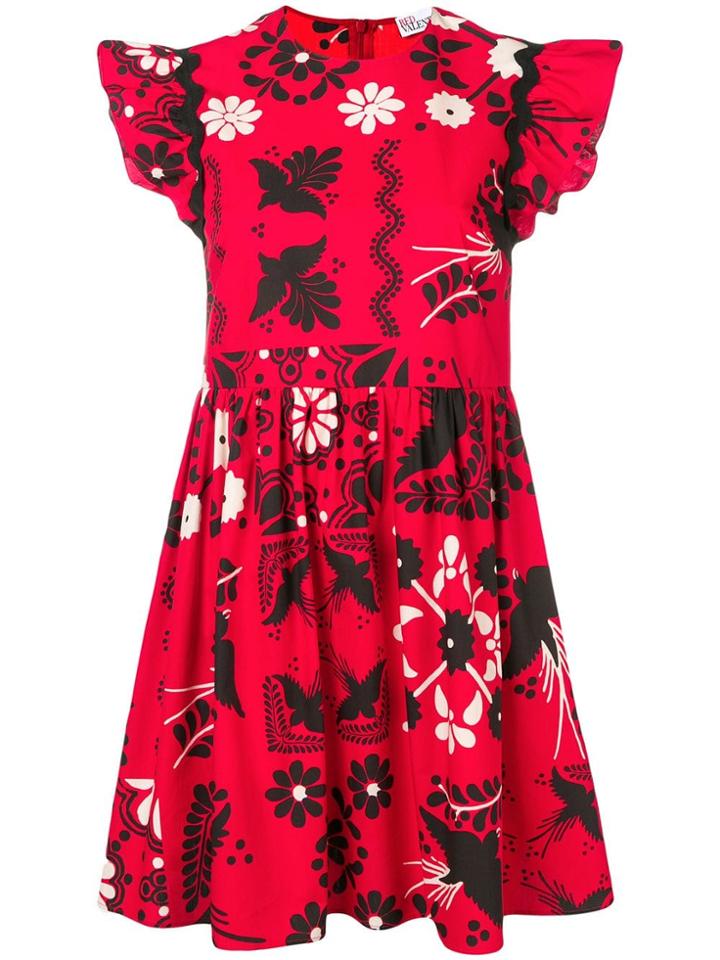 Red Valentino Terrace Printed Mini Dress