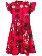 Red Valentino Terrace Printed Mini Dress