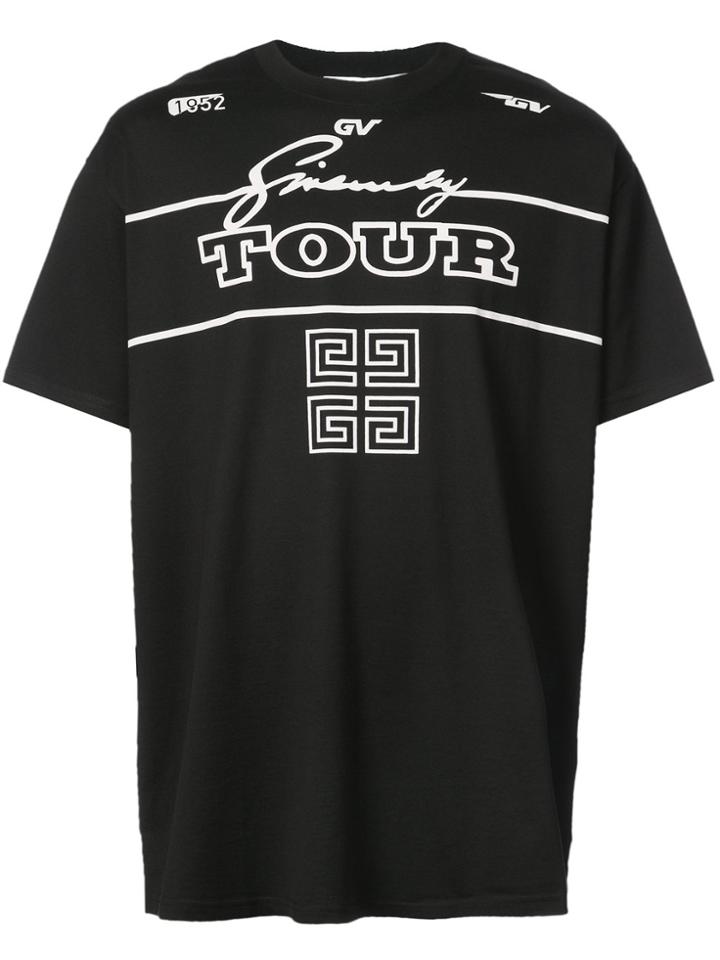 Givenchy 4g Logo Tour T-shirt - Black