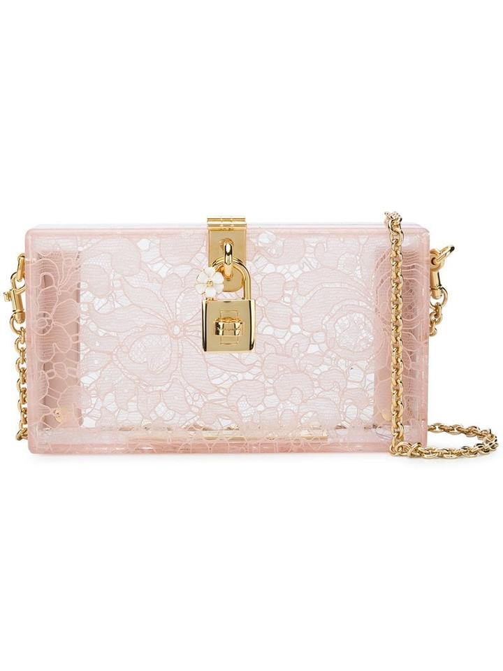 Dolce & Gabbana Dolce Box Clutch - Neutrals