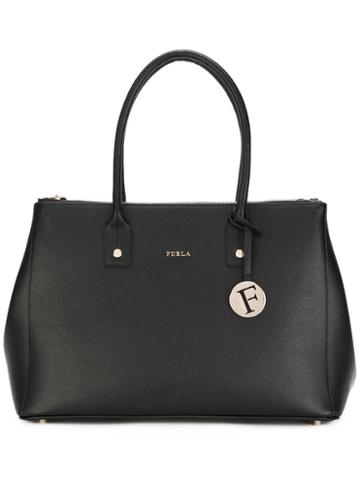 Furla 'linda' Tote Bag, Women's, Black, Leather