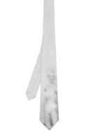 Burberry Classic Cut Montage Print Silk Tie - Grey