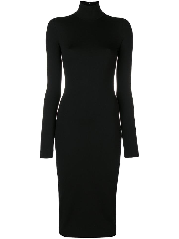 Dsquared2 Jersey Midi Dress - Black