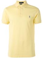 Polo Ralph Lauren Embroidered Logo Polo Shirt, Men's, Size: Large, Yellow/orange, Cotton/spandex/elastane
