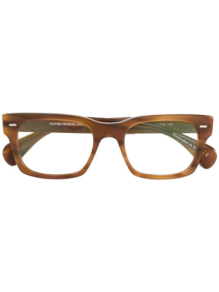 Ryce Glasses - Unisex - Acetate - 51, Brown, Acetate, Oliver Peoples